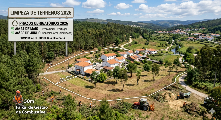 Limpeza de terrenos - Novos prazos para 2026