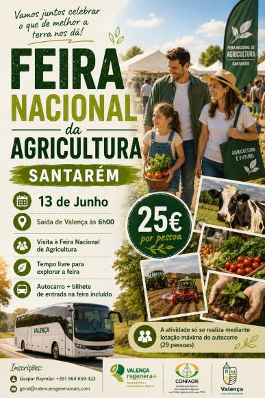 Excurs&atilde;o &agrave; Feira Nacional de Agricultura em Santar&eacute;m: Inscri&ccedil;&otilde;es Abertas!