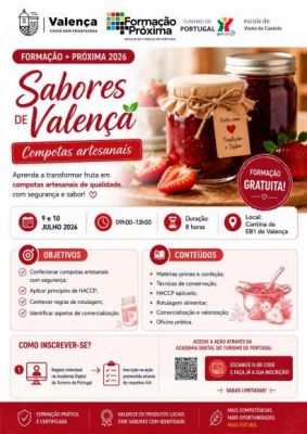 Sabores de Valen&ccedil;a: Inscri&ccedil;&otilde;es abertas para o Curso Gratuito de Compotas Artesanais