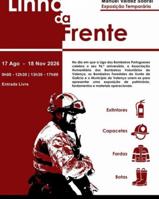 Exposi&ccedil;&atilde;o &ldquo;Linha da Frente&rdquo; homenageia bombeiros no N&uacute;cleo Museol&oacute;gico Manuel Valdez Sobral