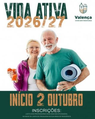 Arranca o Programa "Vida Ativa 2026/2027" em Valen&ccedil;a