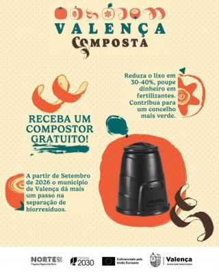 A campanha &ldquo;Valen&ccedil;a Composta&rdquo; chega &agrave; nossa freguesia de Valen&ccedil;a, Cristelo-Covo e Ar&atilde;o nos dias 7 e 8 de outubro!