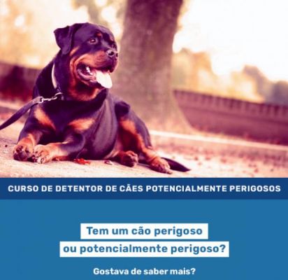 Curso de detentor de cães potencialmente perigosos