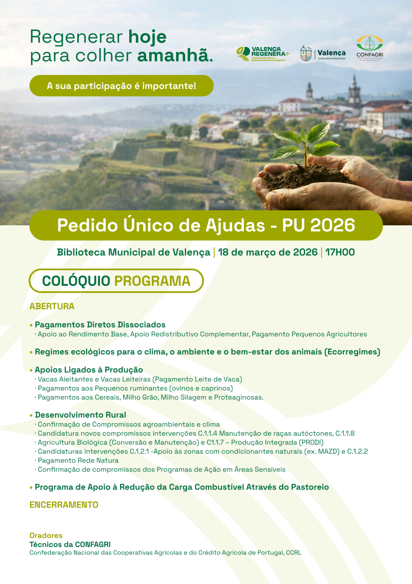 Col&oacute;quio Pedido &Uacute;nico de Ajudas - PU 2026