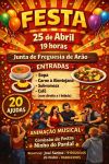 Festa 25 de Abril, Junta de Freguesia de Ar&atilde;o
