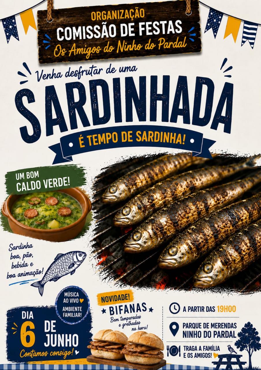 Sardinhada em Ar&atilde;o