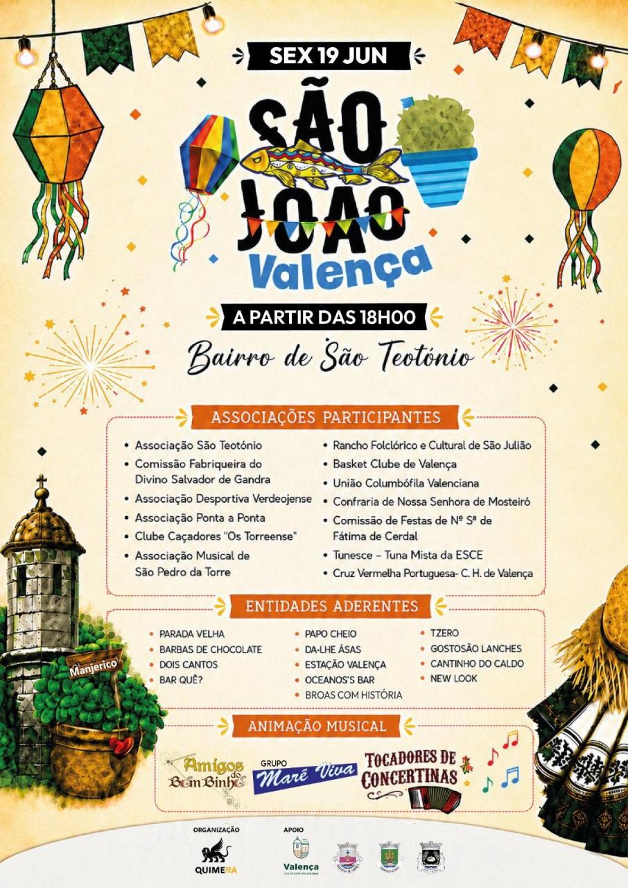 S&atilde;o Jo&atilde;o em Valen&ccedil;a: A Festa &eacute; na Av. de S&atilde;o Teot&oacute;nio!