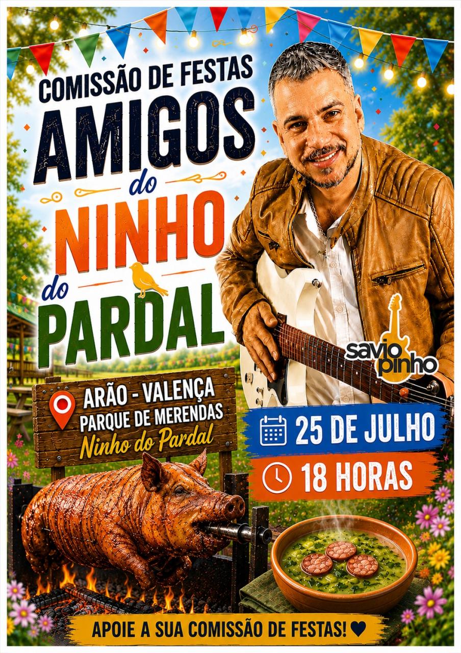 Ar&atilde;o em Festa: Comiss&atilde;o "Amigos do Ninho do Pardal" Organiza Conv&iacute;vio de Ver&atilde;o