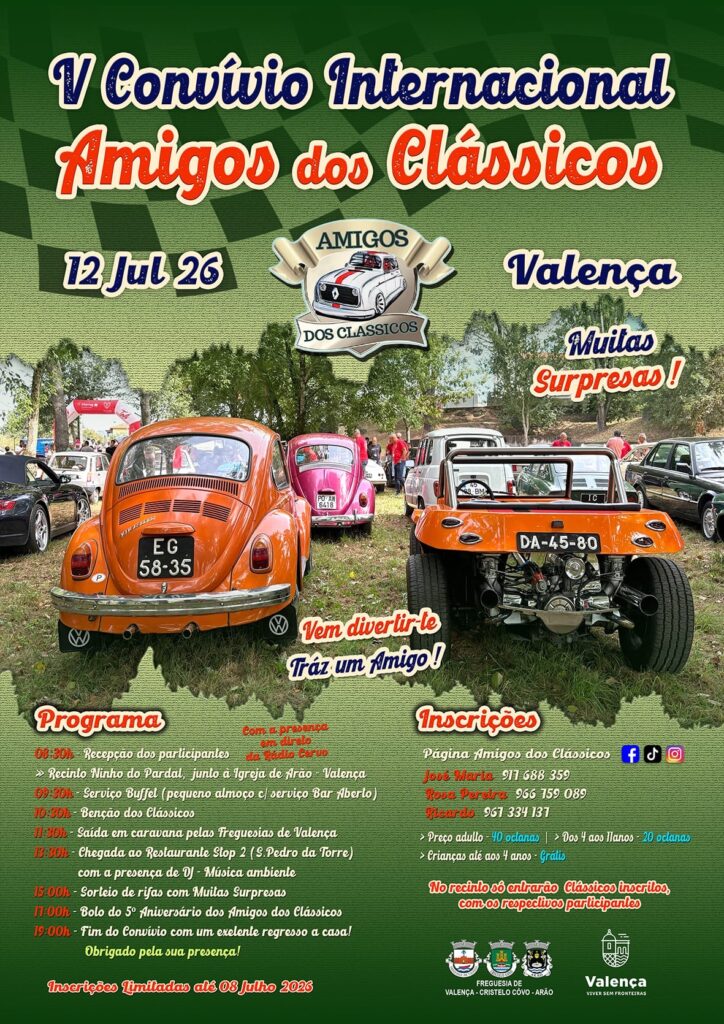 V Conv&iacute;vio Internacional "Amigos dos Cl&aacute;ssicos" em Valen&ccedil;a