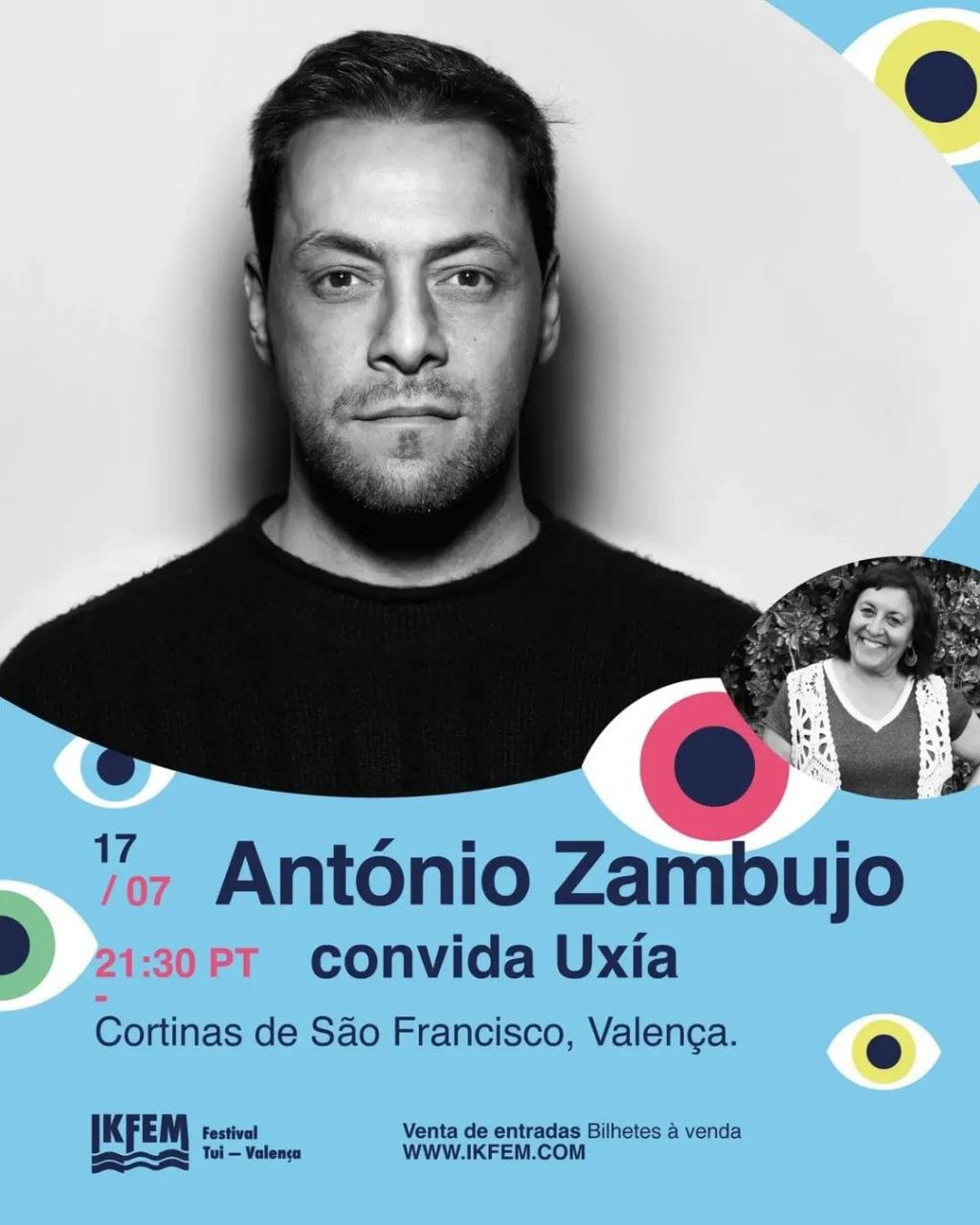 IKFEM em Valen&ccedil;a: Ant&oacute;nio Zambujo convida Ux&iacute;a para um concerto &uacute;nico nas Cortinas de S&atilde;o Francisco!