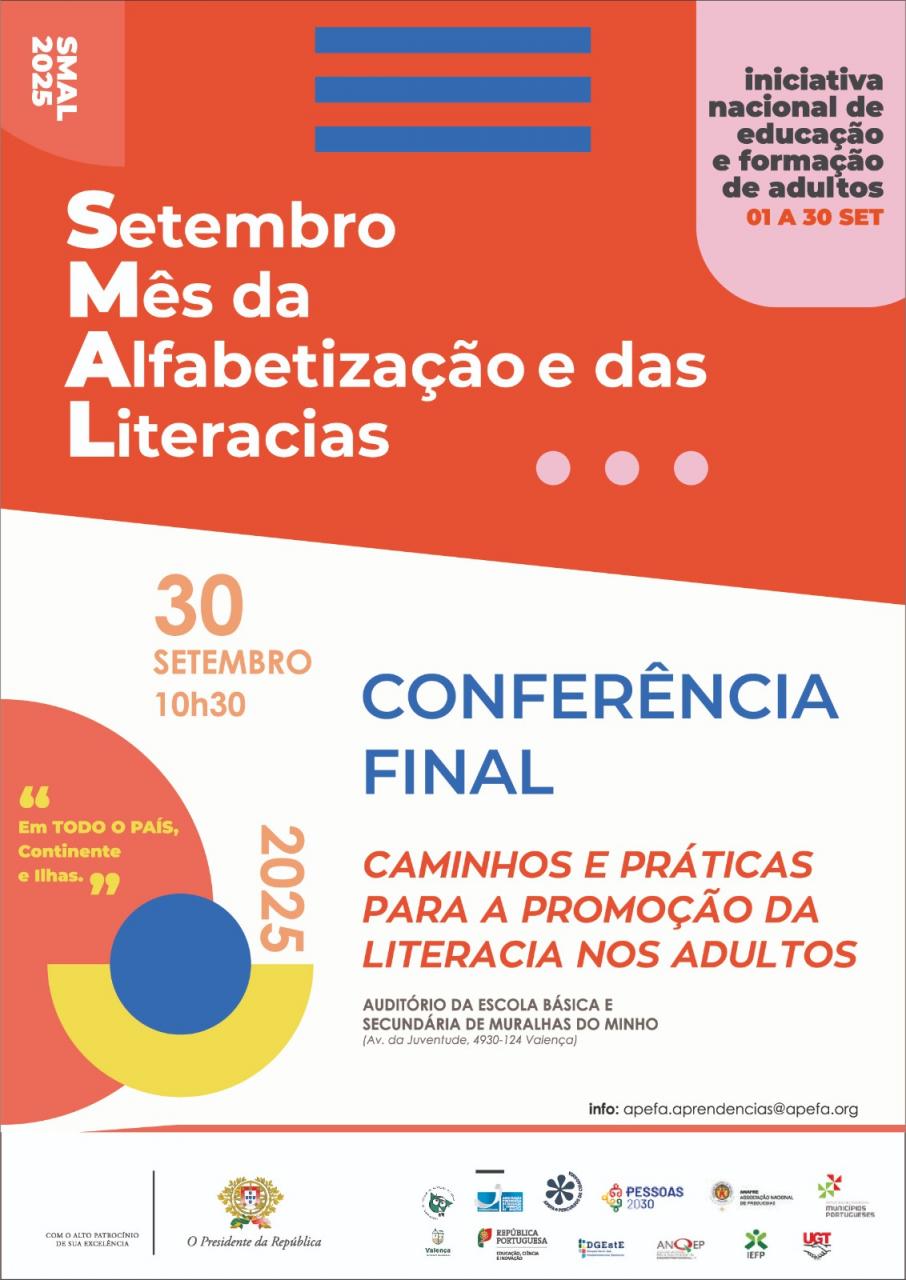 Conferência de encerramento SMAL – 2025 – CAMINHOS E PRÁTICAS PARA A PROMOÇÃO DA LITERACIA NOS ADULTOS