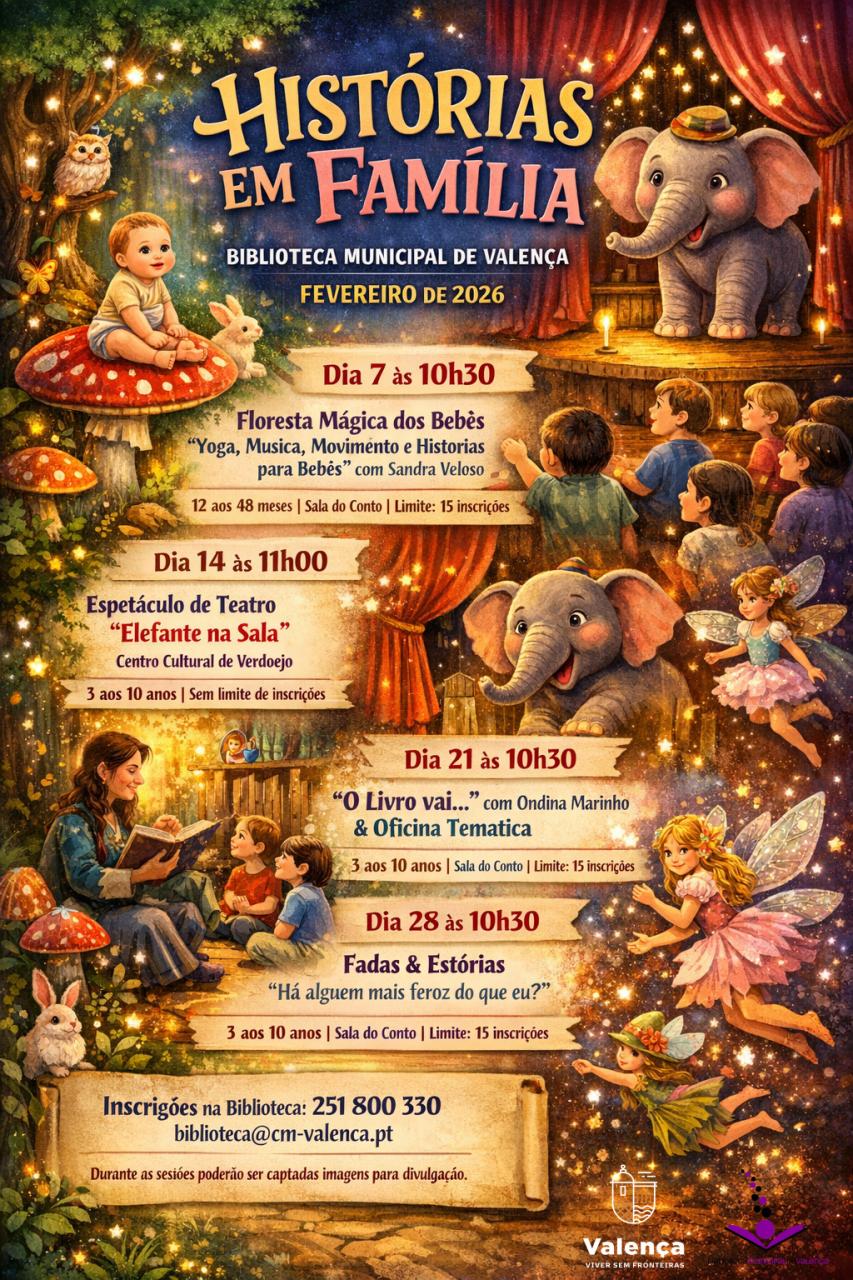 Hist&oacute;rias em Fam&iacute;lia na Biblioteca Municipal de Valen&ccedil;a